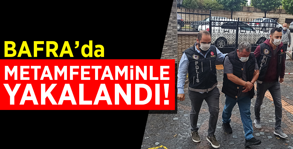 Bafra’da uyuşturucu madde ele geçirildi: 1 gözaltı
