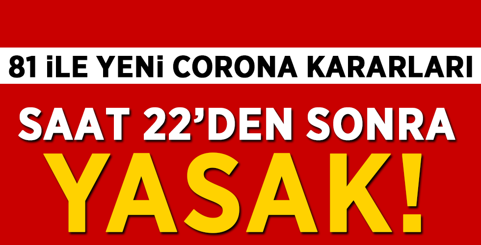 Bazı hizmet alanları 22.00’de kapanacak