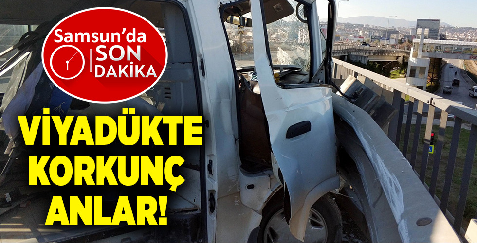 Samsun’da SON dakika  VİYADÜKTE KORKUNÇ ANLAR!