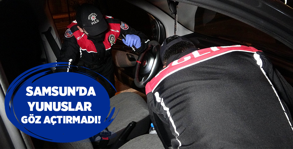 SAMSUN’DA YUNUSLARDAN ASAYİŞ UYGULAMASI