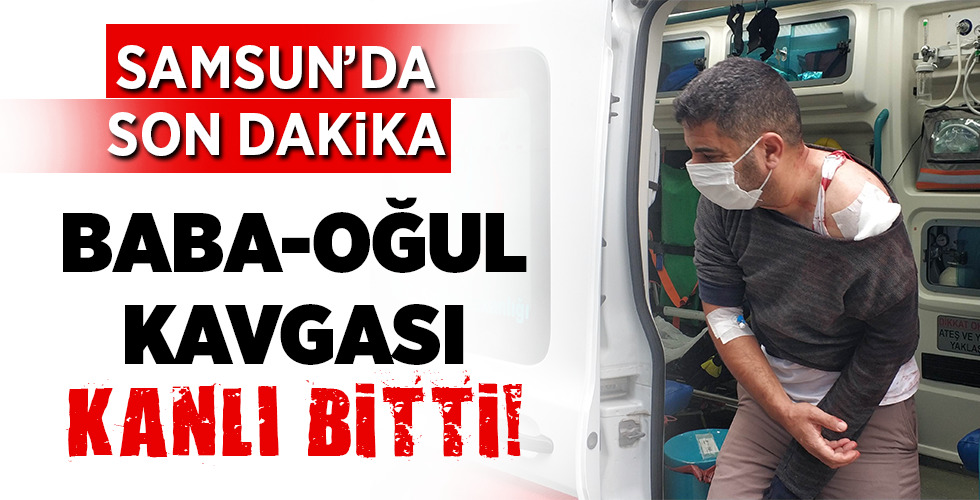 Aracının içinde babası tarafından bıçaklandı