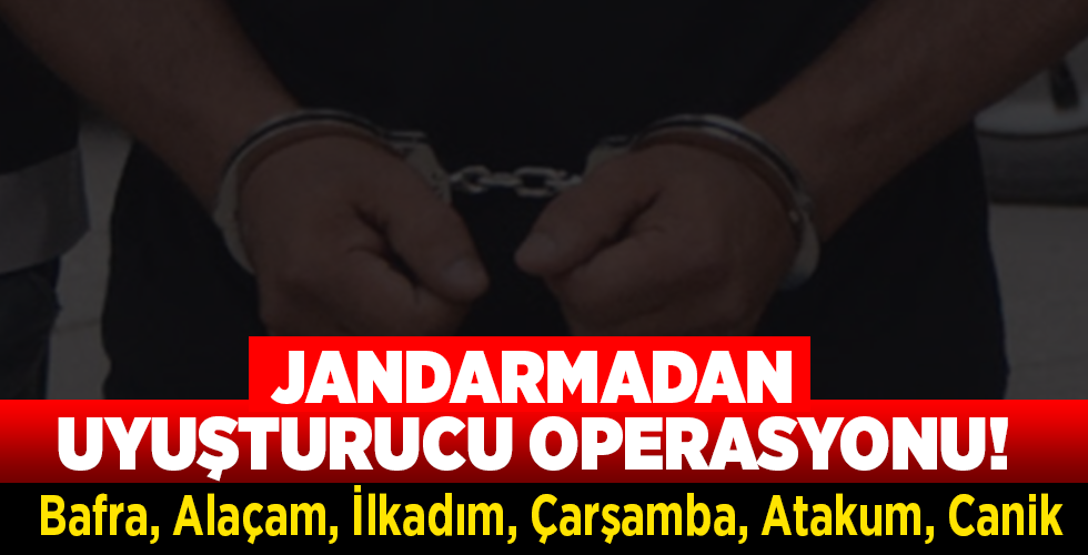 JANDARMADAN UYUŞTURUCU OPERASYONU!