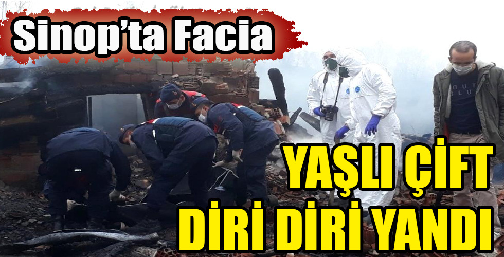 YAŞLI ÇİFT DİRİ DİRİ YANDI