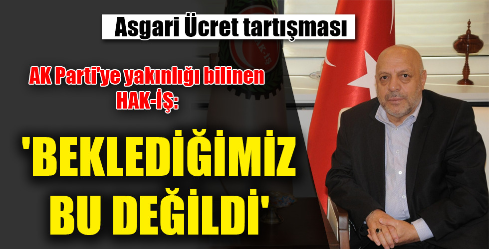 ‘BEKLEDİĞİMİZ BU DEĞİLDİ’