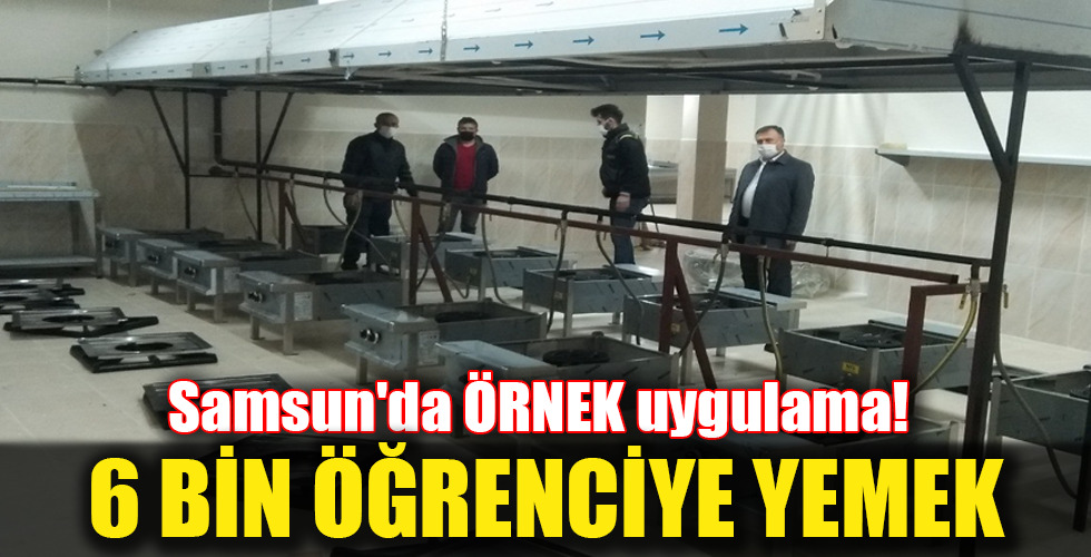 6 BİN ÖĞRENCİYE YEMEK