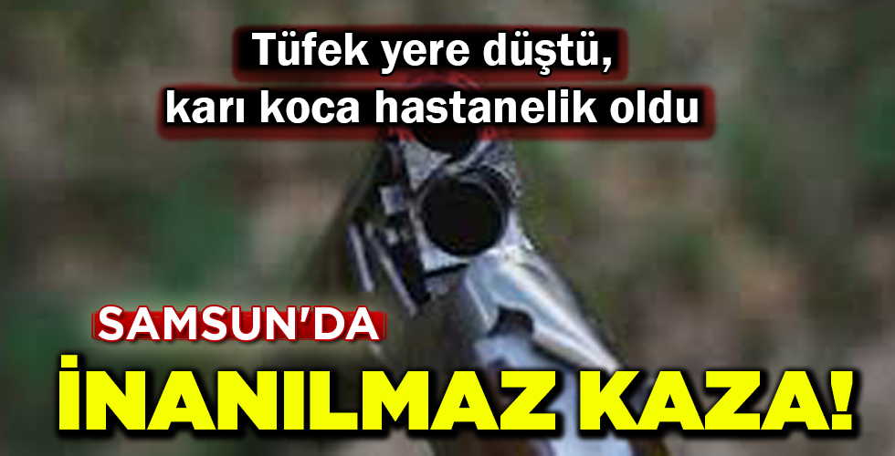 SAMSUN’DA İNANILMAZ KAZA!