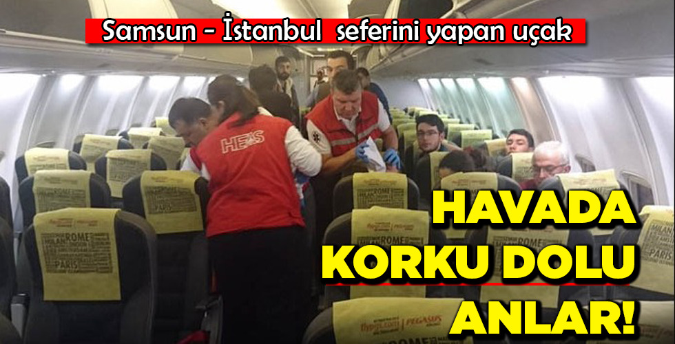 HAVADA KORKU DOLU ANLAR!