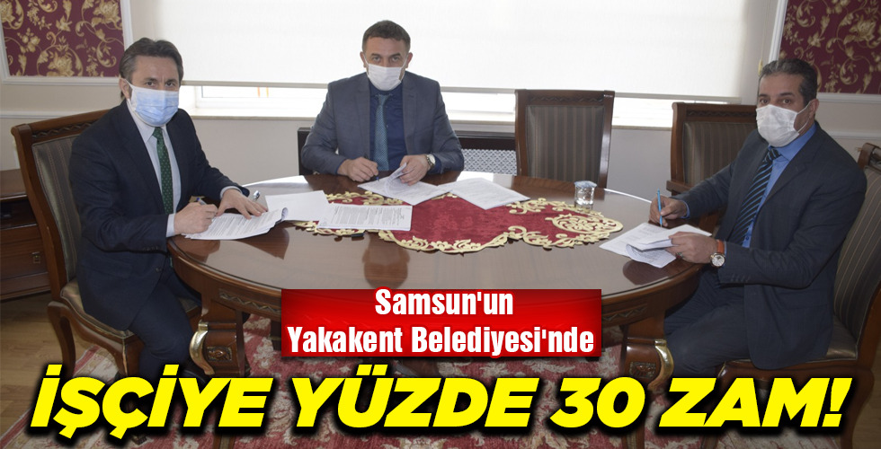 İŞÇİYE YÜZDE 30 ZAM!