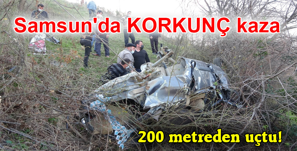 Samsun’da KORKUNÇ kaza
