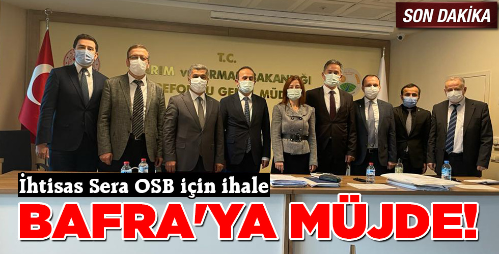 BAFRA’YA MÜJDE!