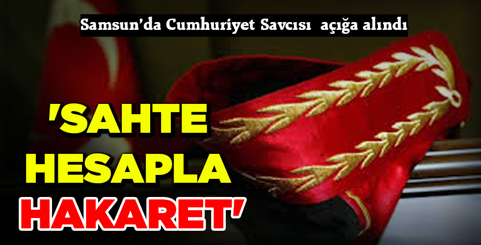 ‘SAHTE HESAPLA HAKARET’