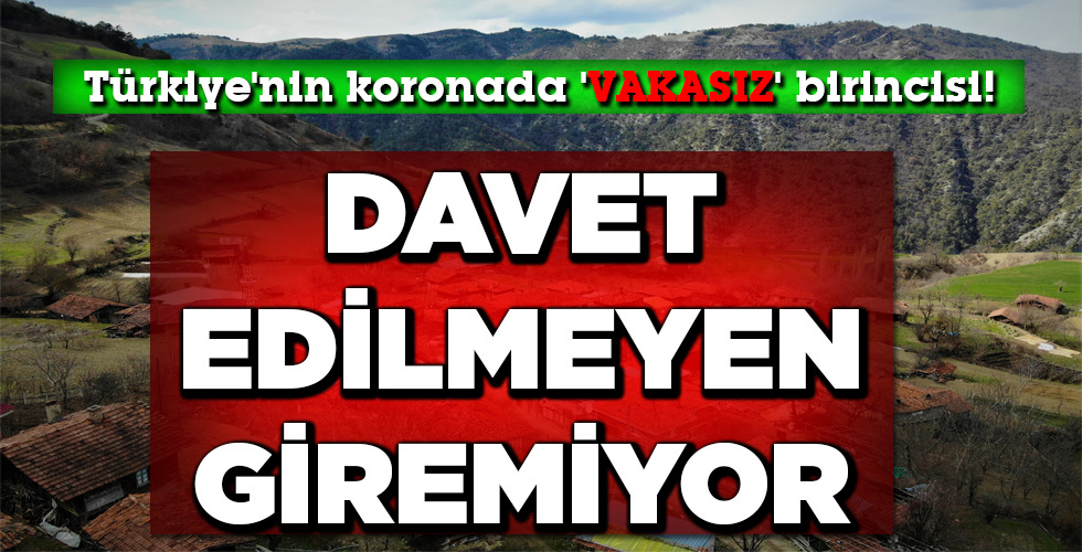 DAVET EDİLMEYEN GİREMİYOR