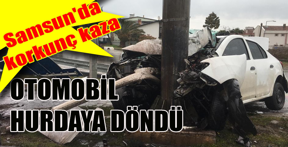 OTOMOBİL HURDAYA DÖNDÜ