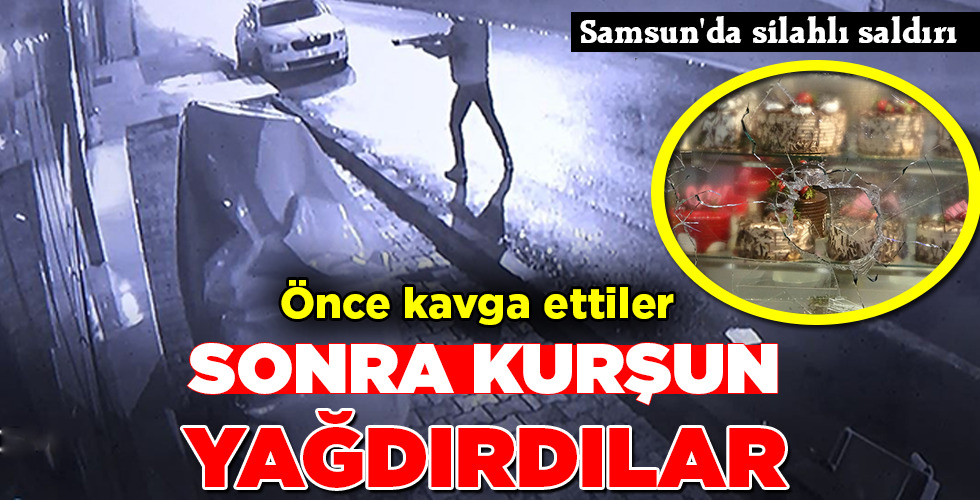 SONRA KURŞUN YAĞDIRDILAR
