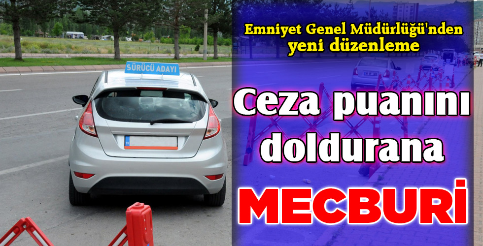 Ceza puanını doldurana mecburi