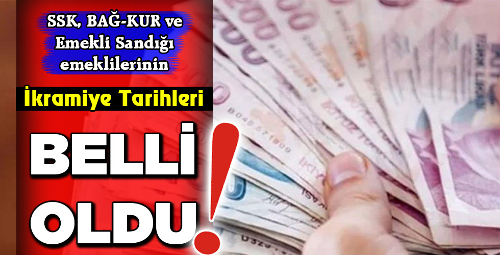 İkramiye tarihleri belli oldu!