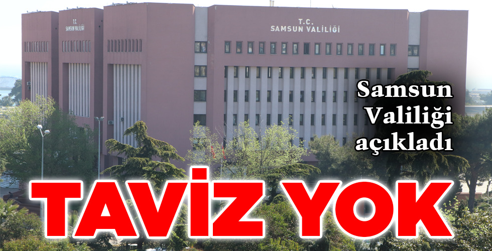 TAVİZ YOK
