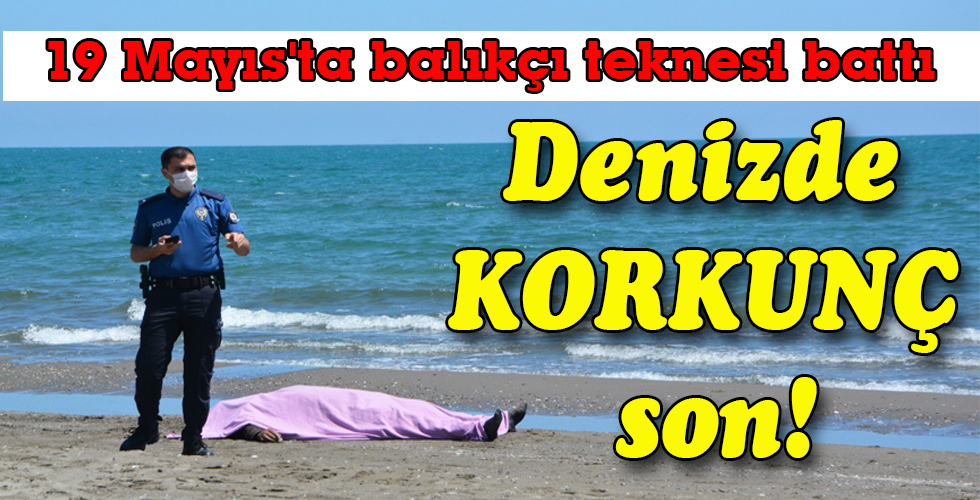 19 Mayıs’ta balıkçı teknesi battı