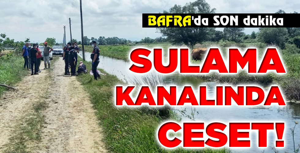 SULAMA KANALINDA CESET!