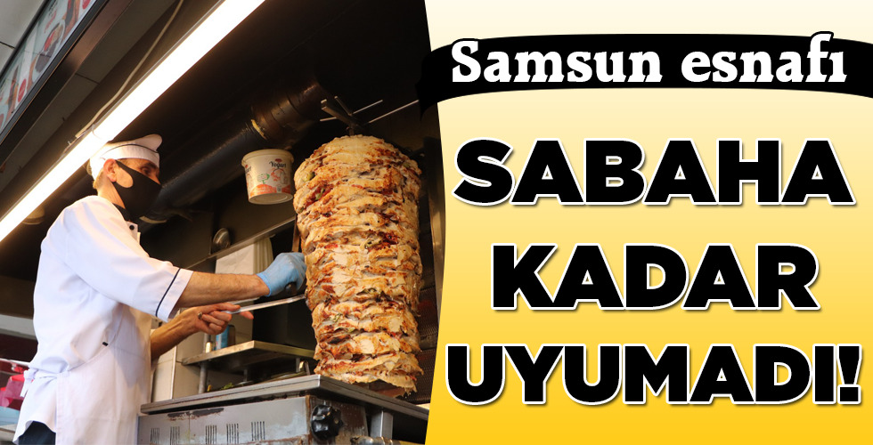 SABAHA KADAR UYUMADI!