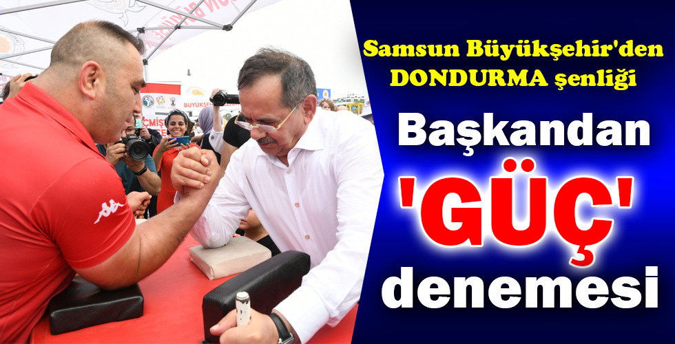 Başkandan ‘GÜÇ’ denemesi