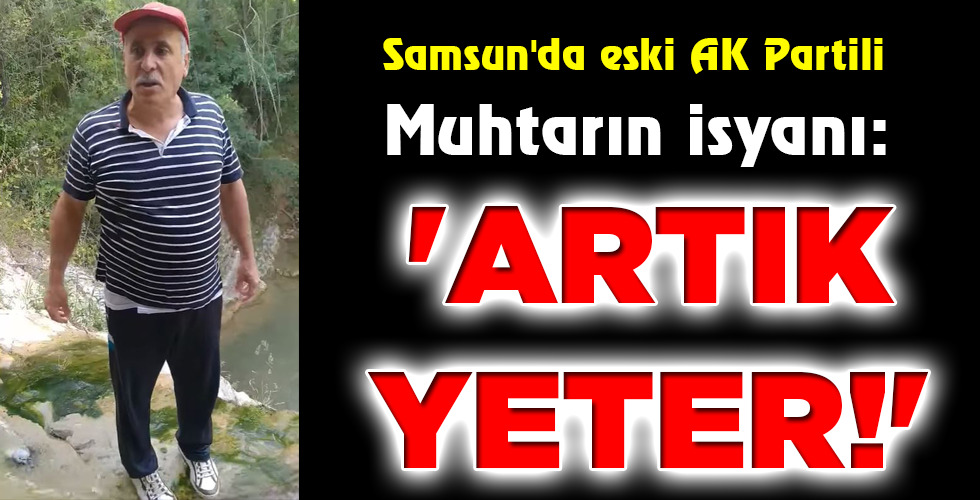 ‘ARTIK YETER!’