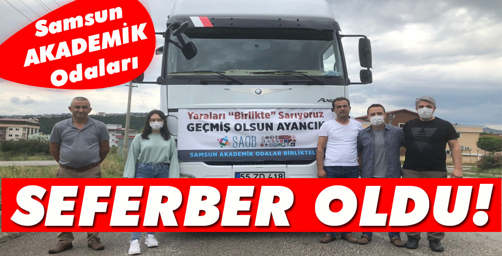 Samsun AKADEMİK Odaları SEFERBER OLDU!