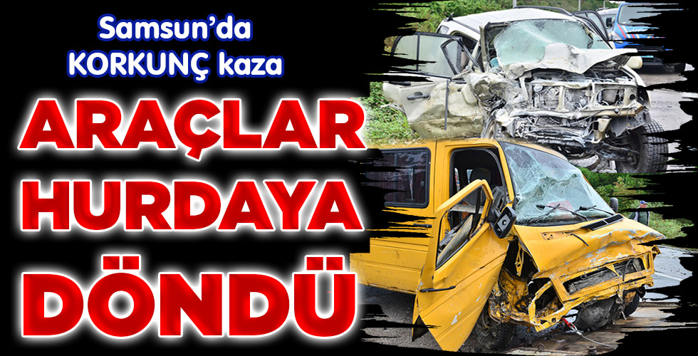 ARAÇLAR HURDAYA DÖNDÜ