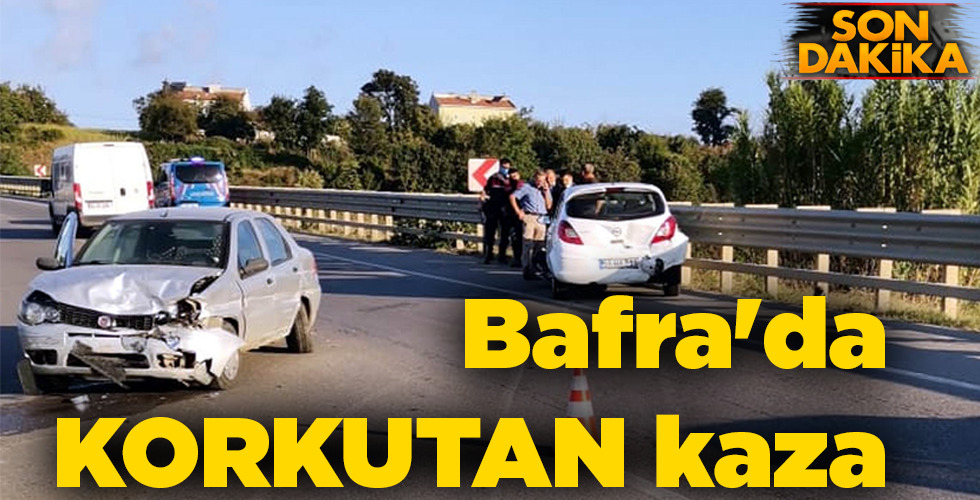 Bafra’da KORKUTAN kaza