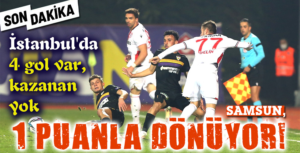 SAMSUN, 1 PUANLA DÖNÜYOR!