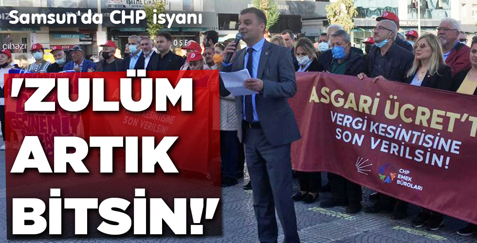 ‘ZULÜM ARTIK BİTSİN!’