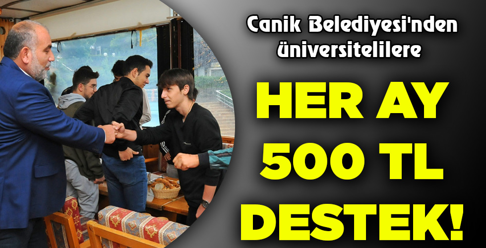 HER AY 500 TL DESTEK!