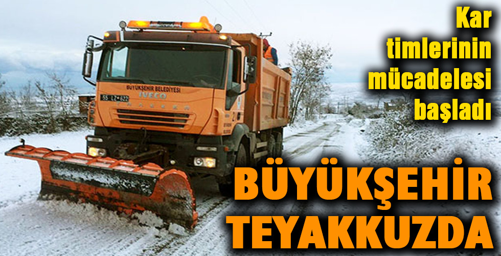 BÜYÜKŞEHİR TEYAKKUZDA
