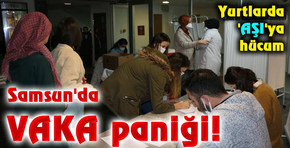 Samsun’da VAKA paniği!