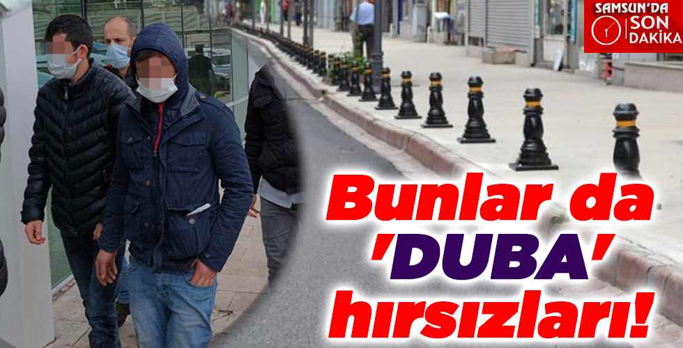 Bunlar da ‘DUBA’ hırsızları!