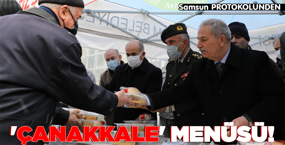 ‘ÇANAKKALE’ MENÜSÜ!