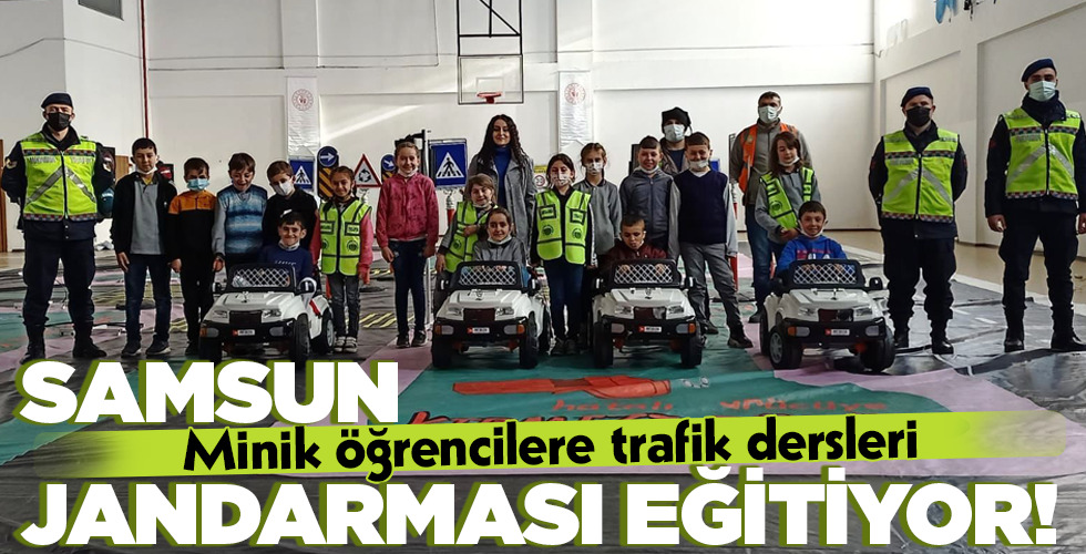 SAMSUN JANDARMASI EĞİTİYOR!
