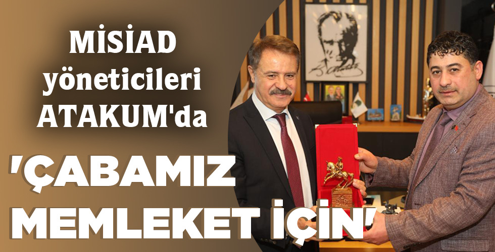 ‘ÇABAMIZ MEMLEKET İÇİN’