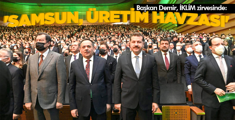 ‘SAMSUN, ÜRETİM HAVZASI’