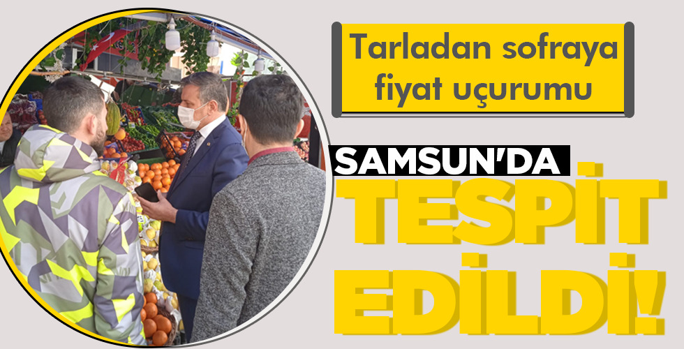 SAMSUN’DA TESPİT EDİLDİ!