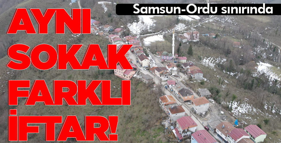 AYNI SOKAK FARKLI İFTAR!