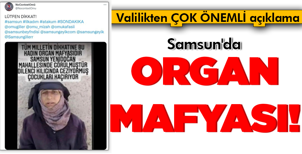 Samsun’da ORGAN MAFYASI!