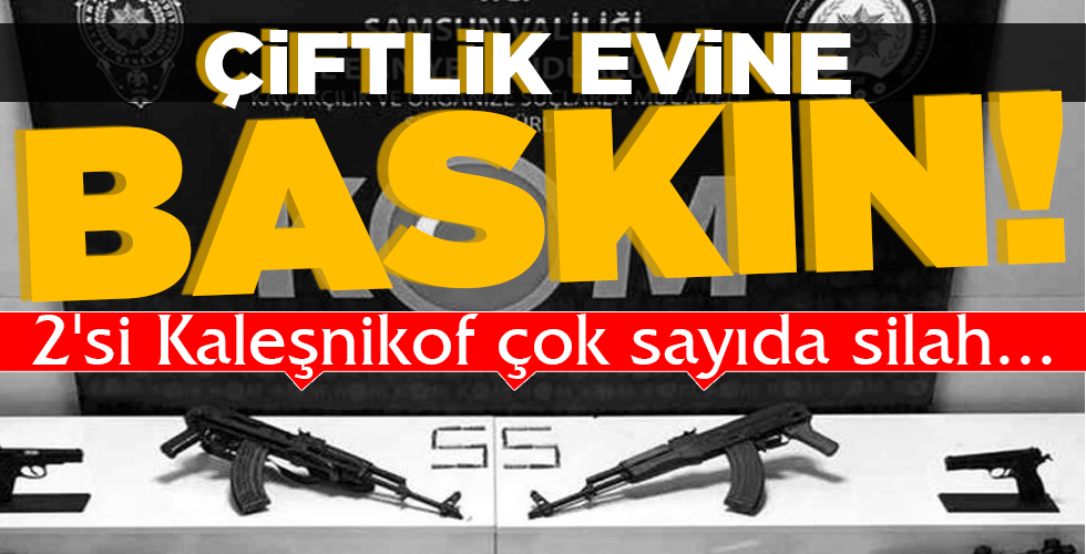 ÇİFTLİK EVİNE BASKIN!