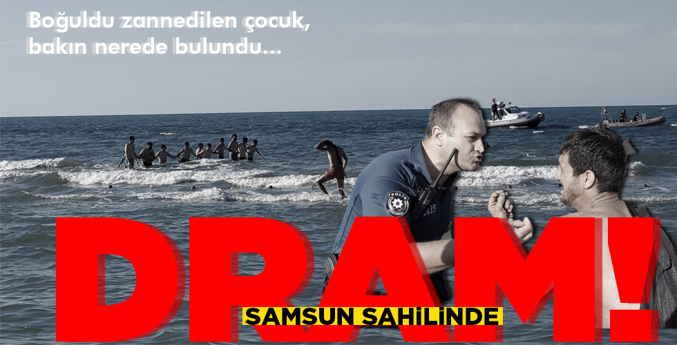 SAMSUN SAHİLİNDE DRAM!