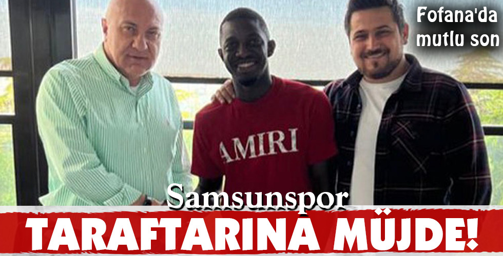 Samsunspor    TARAFTARINA   MÜJDE!