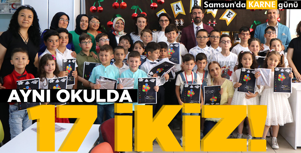 AYNI OKULDA 17 İKİZ!