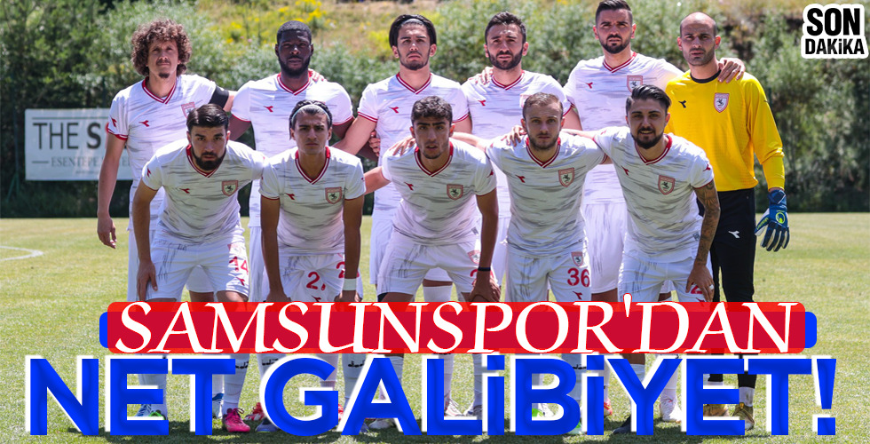 SAMSUNSPOR’DAN NET GALİBİYET!