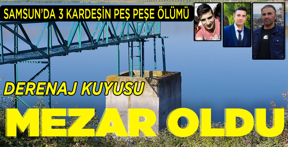 DERENAJ KUYUSU MEZAR OLDU