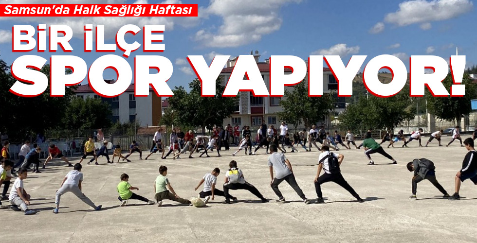 BİR İLÇE SPOR YAPIYOR!