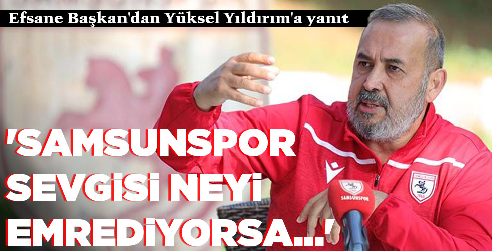 Samsunspor'un eski başkanı İsmail Uyanık, Yüksel Yıldırım'ın, 'takımı satışa çıkardığı'na dair açıklamalarına yanıt verdi